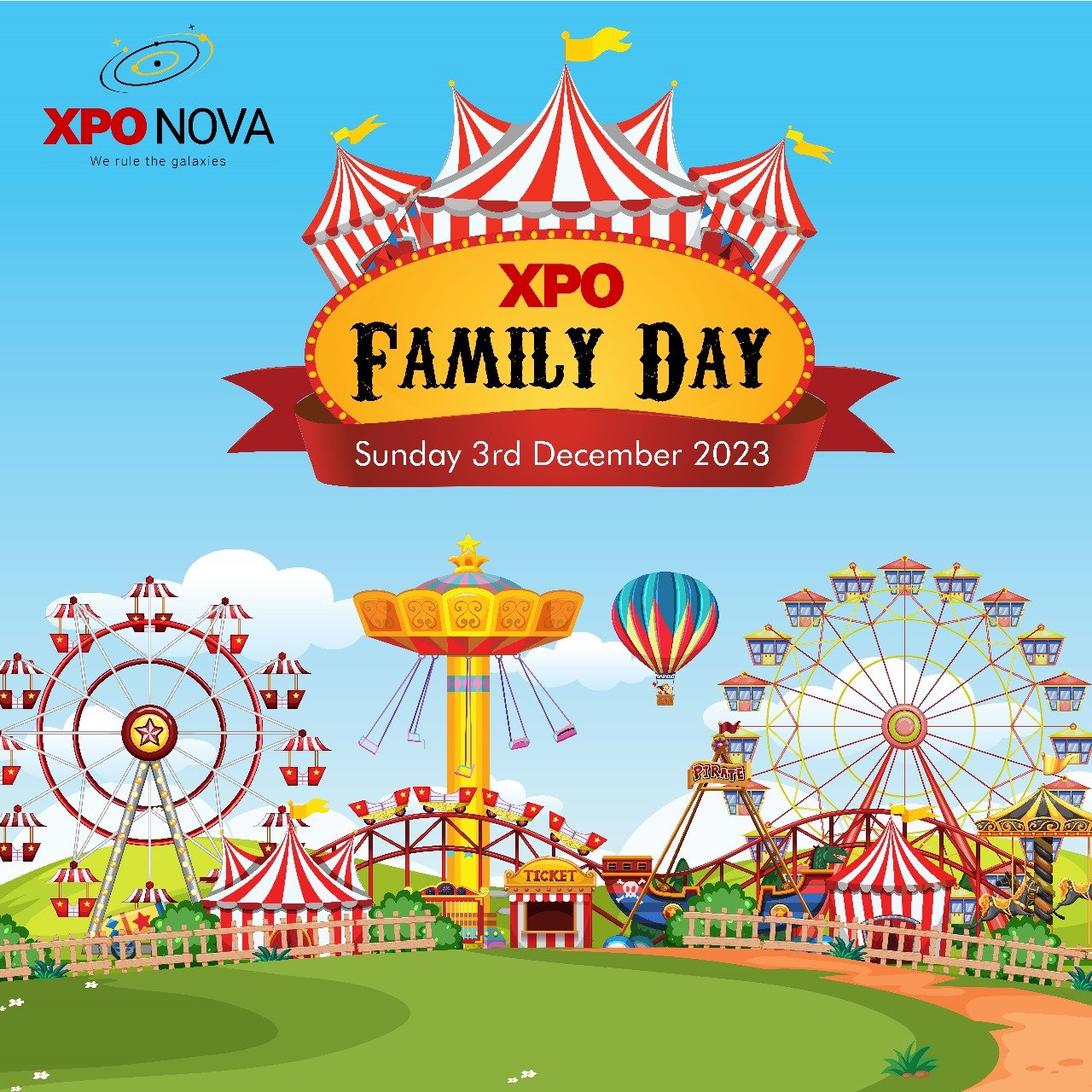 Family Day Sunday 3rd December 2023 - Corporate family event